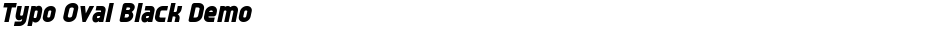 Typo Oval Black DemoDemo