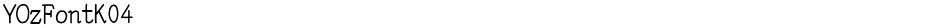 YOzFontK04Demo