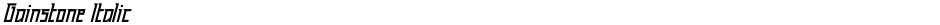Gainstone ItalicDemo