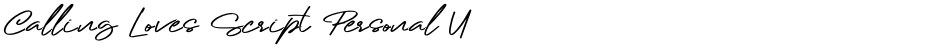 Calling Loves Script Personal UDemo