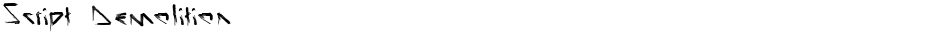 Script DemolitionDemo