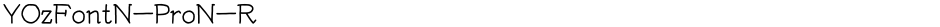 YOzFontN-ProN-RDemo
