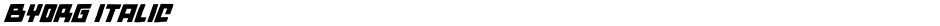 Byorg ItalicDemo