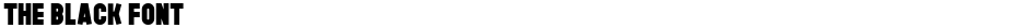 The Black FontDemo