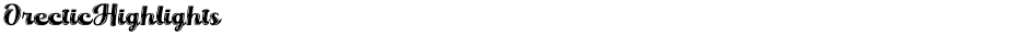 OrecticHighlightsDemo