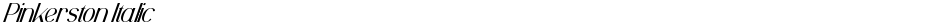 Pinkerston ItalicDemo