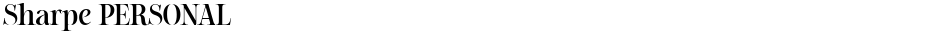 Sharpe PERSONALDemo