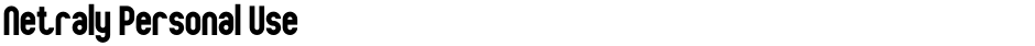 Netraly Personal UseDemo