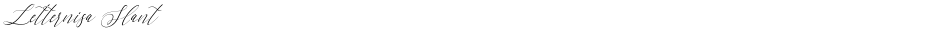 Letternisa SlantDemo