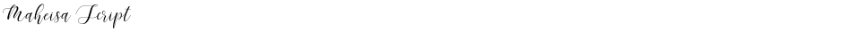 Maheisa ScriptDemo