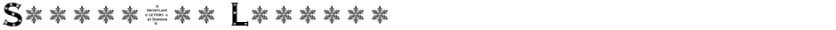 Snowflake LettersDemo