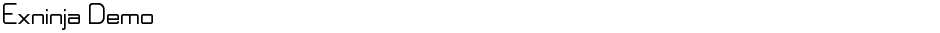 Exninja DemoDemo