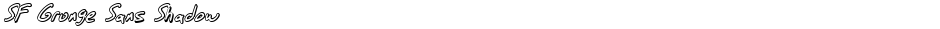 SF Grunge Sans ShadowDemo