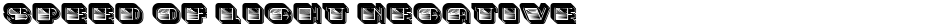 Speed of Light NegativeDemo