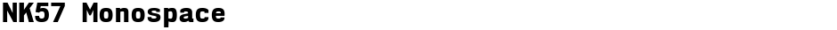 NK57 MonospaceDemo
