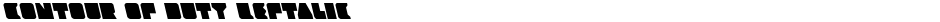 Contour of Duty LeftalicDemo