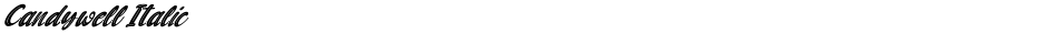 Candywell ItalicDemo
