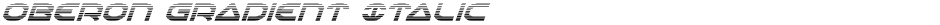 Oberon Gradient ItalicDemo