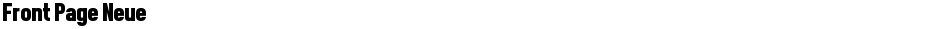 Front Page NeueDemo
