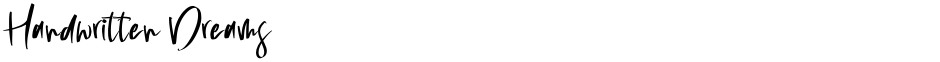 Handwritten DreamsDemo
