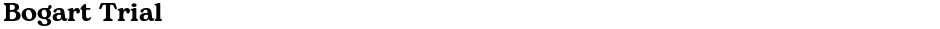 Bogart TrialDemo