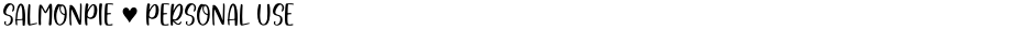 Salmonpie - Personal UseDemo