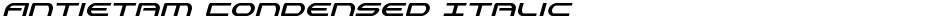 Antietam Condensed ItalicDemo
