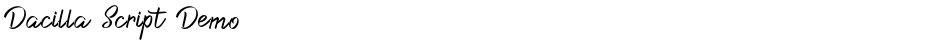 Dacilla Script DemoDemo