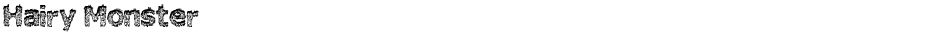 Hairy MonsterDemo