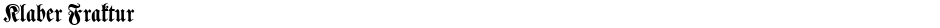 Klaber FrakturDemo
