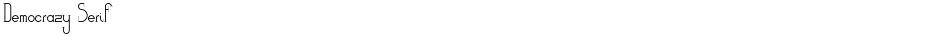 Democrazy SerifDemo