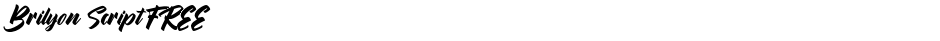 Brilyon Script FREEDemo
