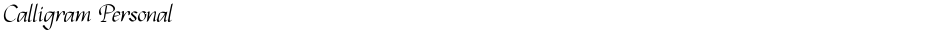 Calligram PersonalDemo