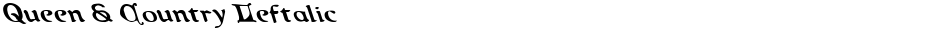 Queen & Country LeftalicDemo