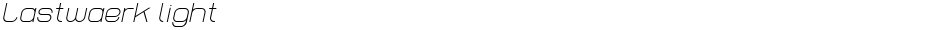 Lastwaerk lightDemo