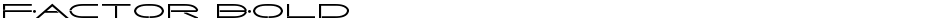 Factor BoldDemo