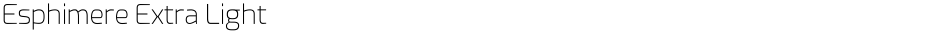 Esphimere Extra LightDemo