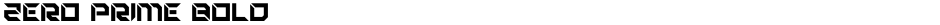 Zero Prime BoldDemo