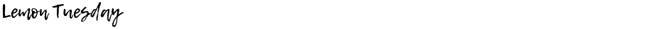 Lemon TuesdayDemo