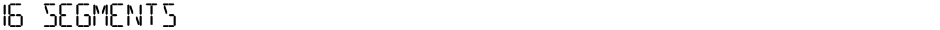16 SegmentsDemo