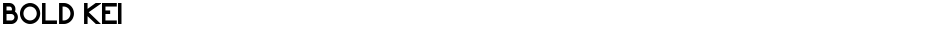 Bold KeiDemo