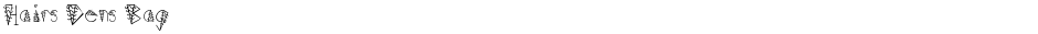 Hairs Dens BagDemo