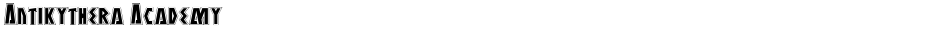 Antikythera AcademyDemo