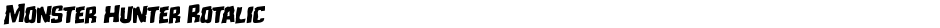 Monster Hunter RotalicDemo