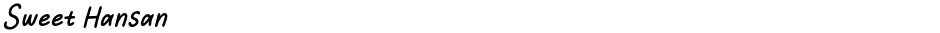 Sweet HansanDemo