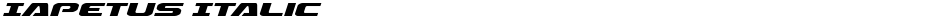 Iapetus ItalicDemo