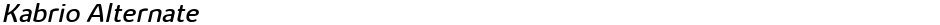 Kabrio AlternateDemo
