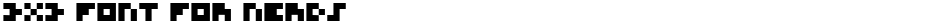 3x3 Font for NerdsDemo