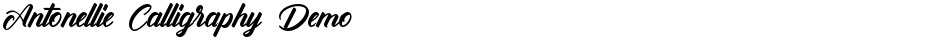 Antonellie Calligraphy DemoDemo
