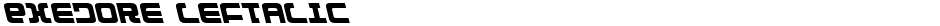 Exedore LeftalicDemo